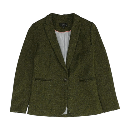 Green Chevron Blazer