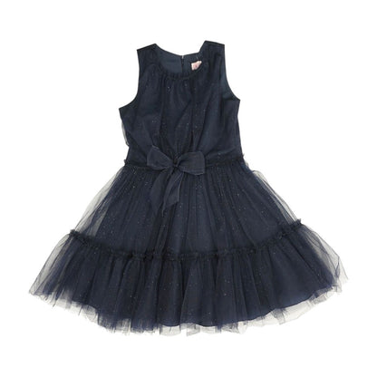 Navy Solid Dress