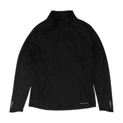 Black Solid Active Jacket