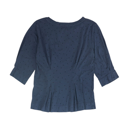 Gray Polka Dot Blouse