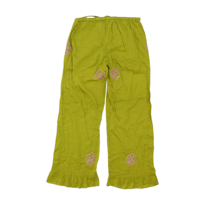 Green Casual Pants