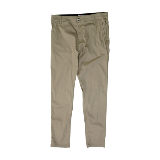Khaki Straight Pants