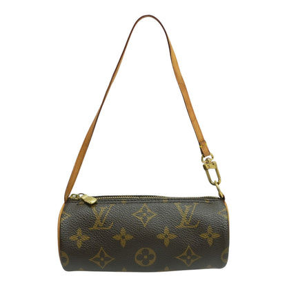 Brown Pochette Papillon in Monogram Coated Canvas