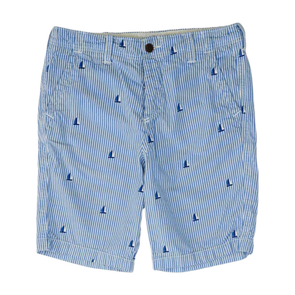 Blue Striped Chino / Khaki Shorts