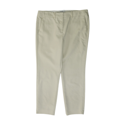 Beige Straight Pants