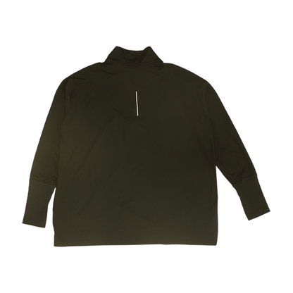 Black Solid 1/4 Zip Pullover