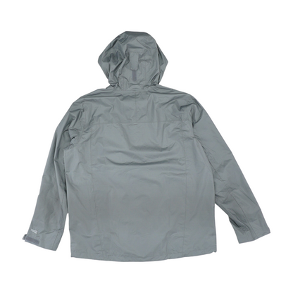 Gray Solid Rain Jacket