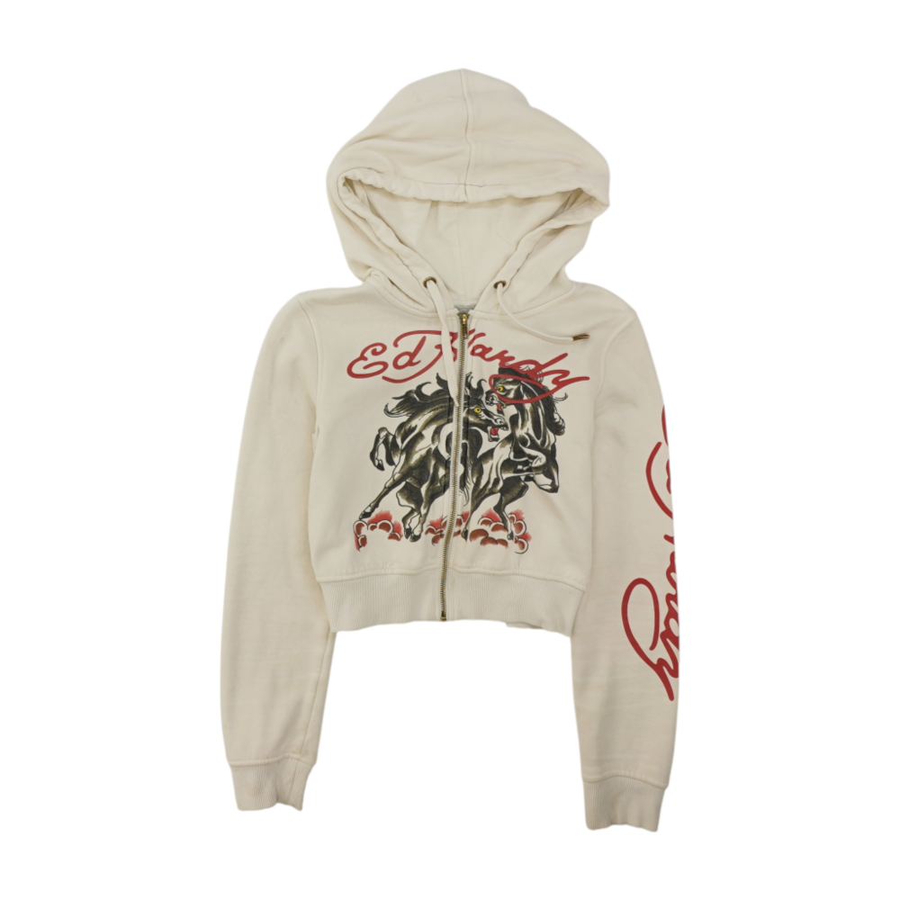 Cream Solid Active Jacket