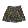 Green Geometric Mini Skirt