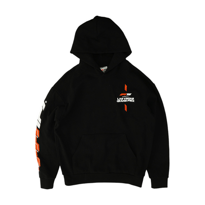 Black Graphic Hoodie Pullover