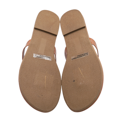 Tan Flip-Flop Sandals