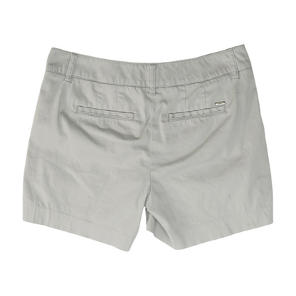 Gray Short Solid Chino Shorts