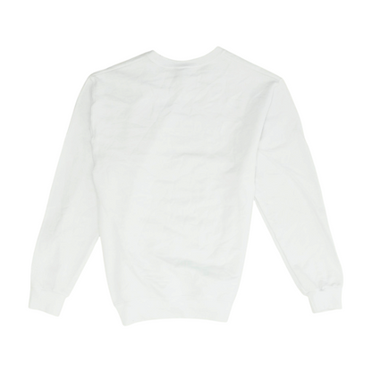 White Graphic Sweatshirt Pullover