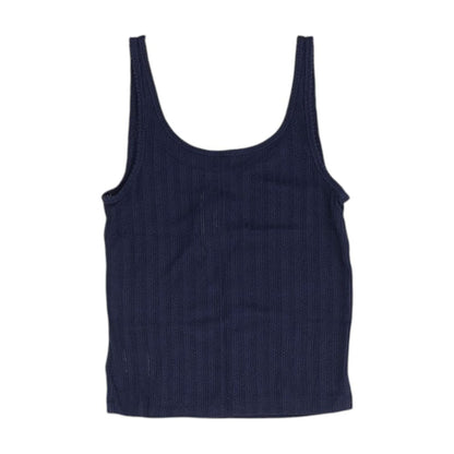 Navy Tank Knit Top