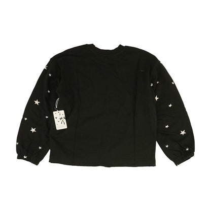 Black Embroidery Detail Pajama Top
