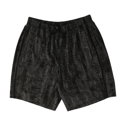 Gray Graphic Active Shorts