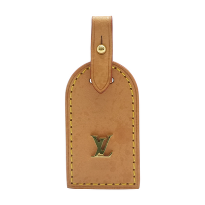 Vachetta Leather Mini Leather Luggage Tag Bag Charm
