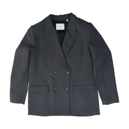 Gray Solid Blazer