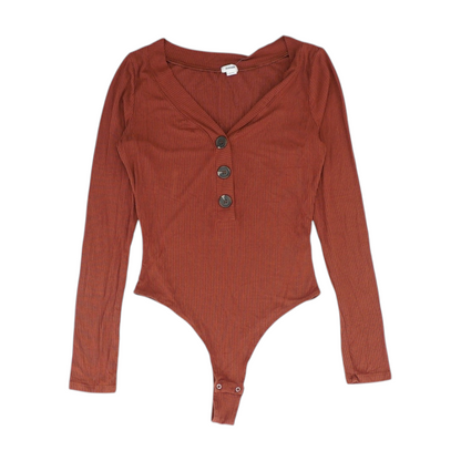 Rust Bodysuit Blouse