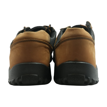 Brown Lace-Up Casual Shoes
