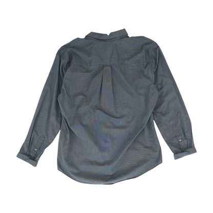 Black Striped Long Sleeve Button Down