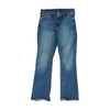 Blue Short Bootcut Jeans