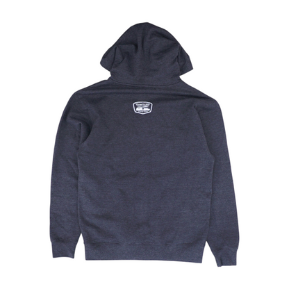 Gray Solid Hoodie Pullover