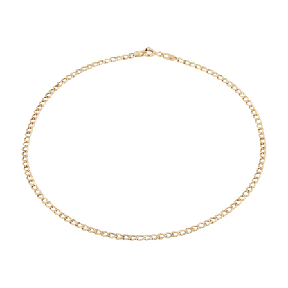10K Yellow Gold Chain Anklet