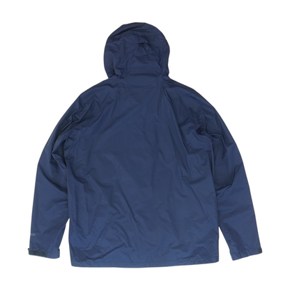 Navy Solid Rain Jacket