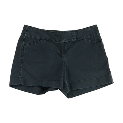 Black Solid Chino Shorts