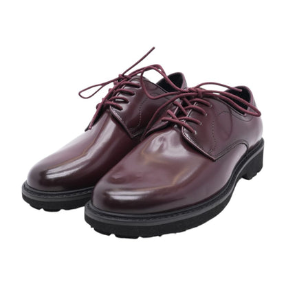 Burgundy Leather Derby/oxford Dress Shoes