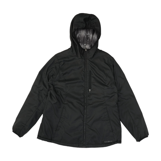 Black Solid Reversible Jacket