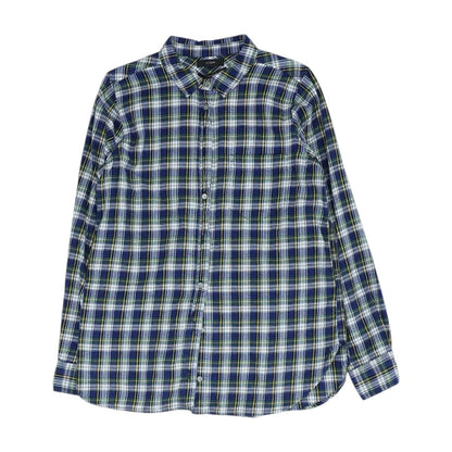 Multi Plaid Flannel Button Down