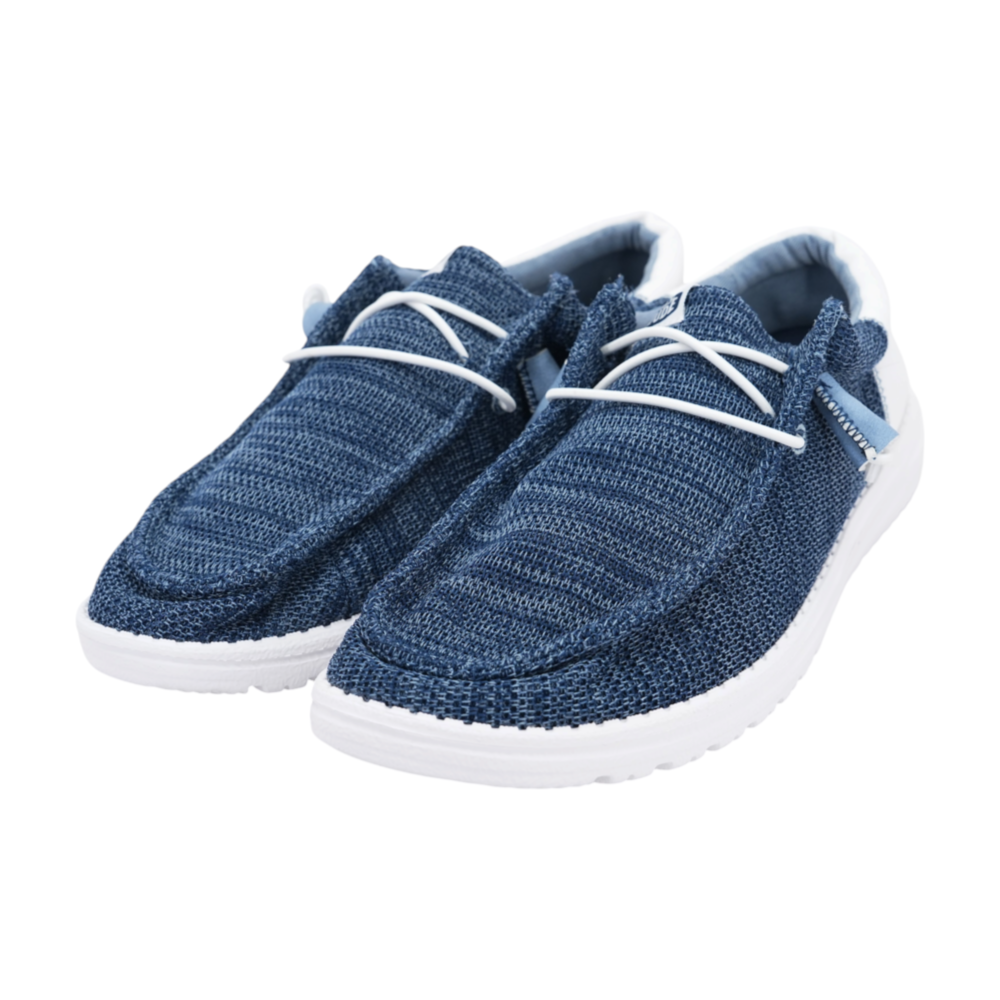 Navy Slip-On Casual Shoes