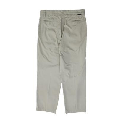 Beige Straight Pants
