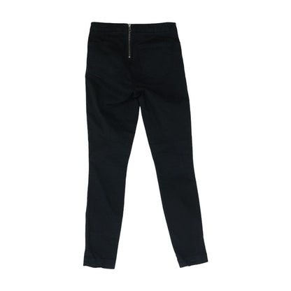 Black Solid Jeans