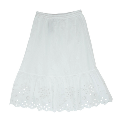White Midi Skirt