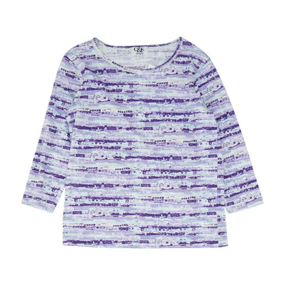 Purple Graphic Crewneck T-Shirt