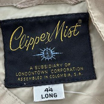 Clipper Mist Vintage Beige Long Solid Jacket – Image 3