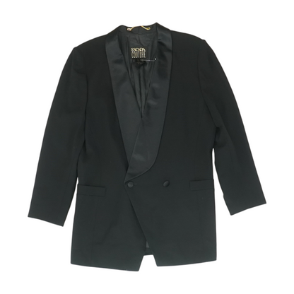 Black Solid Blazer