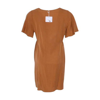 Rust Maternity Mini Dress