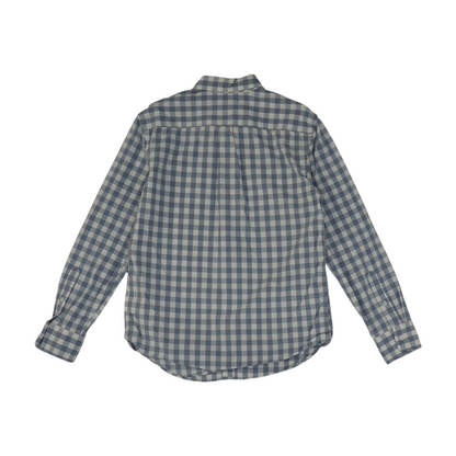 Blue Check Long Sleeve Button Down