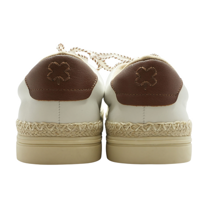 Cheynas Whipstitch Lace-Up Low-Top Athletic Shoes
