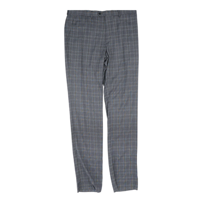 Gray Check Regular Pants