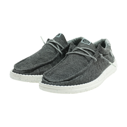 Charcoal Lace-Up Casual Shoes