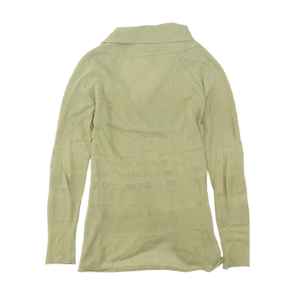 Green Petite Pullover Sweater