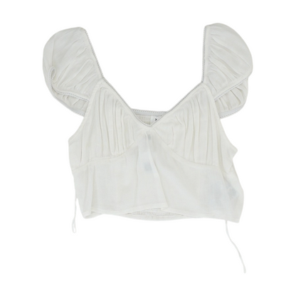 Ivory Cropped Blouse