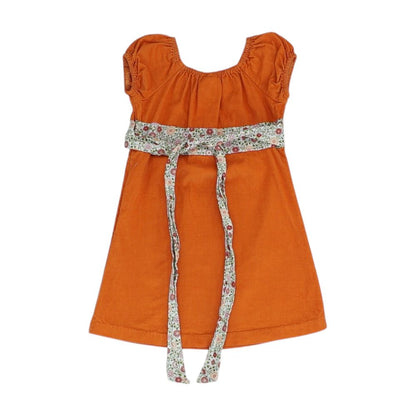 Orange Solid Dress