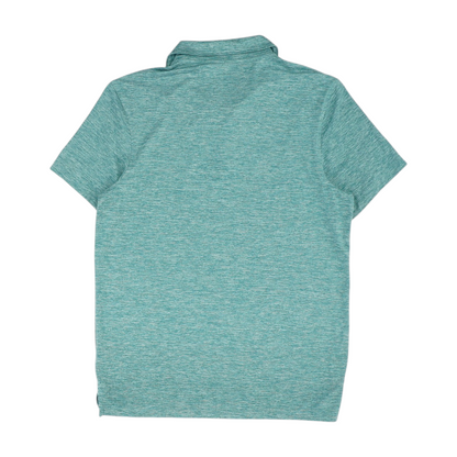 Green Solid Short Sleeve Polo