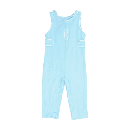 Blue Sleeveless One-Piece